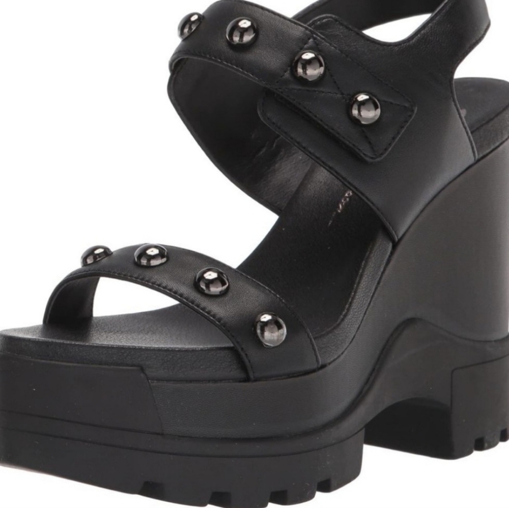 Jessica Simpson Black Baysie platform Sandal